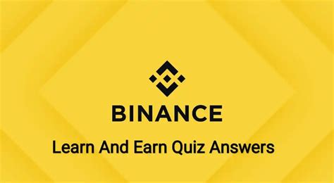 The " How To Web3 on BNB Chain " Learn & Earn Campaign&x27;s reward tokens will be distributed randomly among the users who have a KYC -verified Binance account and who complete the quiz successfully before the campaign concludes. . Binance learn and earn quiz answers